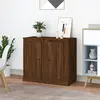 Image de vidaXL Buffets 2 pcs 37,5x35,5x67,5 cm - Chêne marron