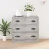 Image de vidaXL Buffet - Gris béton