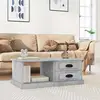 Image de VIDAXL Table Basse Gris Béton