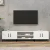 Image de VidaXL Meuble TV blanc - 180 cm