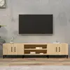 Image de vidaXL Meuble TV - Chêne Sonoma