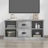 Image de vidaXL Meuble TV - Gris béton