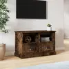 Image de vidaXL Meuble TV - Chêne fumé