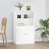 Image de vidaXL Buffet Haut - Blanc