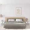 Image de vidaXL Tables de chevet 2 pcs blanc