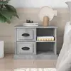 Image de vidaXL Table de Chevet Gris Béton 60x35,5x45 cm