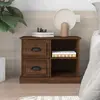 Image de vidaXL Table de chevet chêne marron 60x35,5x45 cm