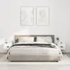 Image de vidaXL Tables de chevet 2 pcs - Blanc Brillant