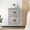 Image de vidaXL Table de chevet murale - Gris béton 41,5x36x53 cm