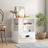 Image de vidaXL Table d'appoint - Blanc