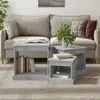 Image de VIDAXL Tables basses - Bois gris béton