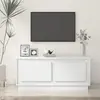 Image de vidaXL Table basse Bois Blanc Brillant