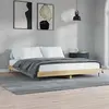 Image de vidaXL Cadre de lit sans matelas chêne sonoma 200x200 cm