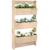 Image de Vidaxl vidaXL Jardinière murale 60x18,5x110 cm - Bois de pin