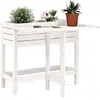 Image de VidaXL Jardinière avec Plateau Blanc