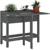Image de vidaXL Jardinière avec Dessus Pliable - Gris