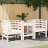 Image de vidaXL Chaise de jardin - Blanc