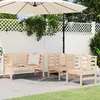Image de vidaXL Salon de jardin 3 pcs - Bois massif de pin