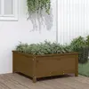 Image de VidaXL Jardinière 82,5 cm - Marron miel
