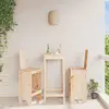Image de vidaXL Tabourets de Bar Lot de 2 - Bois de Pin