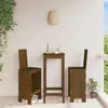 Image de vidaXL Tabourets - Lot de 2 marron miel 40x42x120 cm pin massif