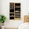 Image de vidaXL Armoire Bijoux LED Miroir