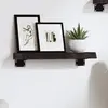 Image de vidaXL Étagère murale 40x10x4 cm Chêne massif