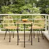 Image de vidaXL Ensemble à manger 3 pcs - Résine tressée