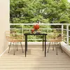 Image de vidaXL Ensemble à manger de jardin 3 pcs - Résine tressée