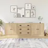 Image de vidaXL Buffets 3 pcs - Chêne sonoma