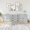 Image de vidaXL Buffets 3 pcs - Gris béton