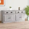 Image de vidaXL Buffets 2 pcs - Sonoma gris