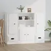 Image de vidaXL Buffets blanc bois d'ingénierie