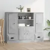 Image de vidaXL Buffets Gris béton