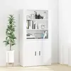 Image de Buffet haut vidaXL - Blanc