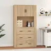 Image de vidaXL Buffet haut Chêne sonoma