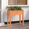 Image de VidaXL Jardinière Doublure 71x37x76 cm Bois de sapin