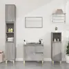 Image de vidaXL Ensemble d'armoires de salle de bain - Sonoma gris