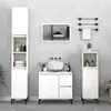 Image de vidaXL Ensemble d'armoires salle de bain - Blanc