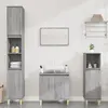Image de vidaXL Meubles Salle de Bain Sonoma Gris