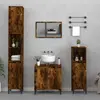 Image de vidaXL Ensemble de meubles de salle de bain - Chêne fumé