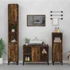 Image de vidaXL Ensemble de meubles salle de bain 3 pcs - Chêne fumé