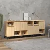 Image de vidaXL Buffets 3 pcs Chêne sonoma