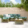 Image de vidaXL Salon de jardin 6 pcs - Bois de pin imprégné