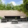 Image de Salon de jardin vidaXL 7 pcs - Gris
