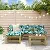 Image de vidaXL Salon de jardin 5 pcs - Bois de pin imprégné