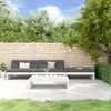 Image de vidaXL Salon de jardin 4 pcs Blanc
