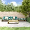 Image de vidaXL Salon de jardin 4 pcs bois imprégné