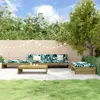 Image de vidaXL Salon de jardin 5 pcs - Bois de pin imprégné