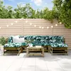 Image de VidaXL Salon de jardin - 7 pcs - Bois imprégné